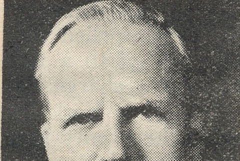 Newspaper clipping photograph of a man (ddr-njpa-1-279)