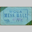 WCCA Mess Hall card (ddr-manz-4-24)