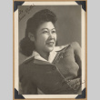 Portrait of Toyoko Ishi in a jacket (ddr-densho-542-286)