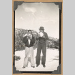 Two men eating snowballs (ddr-densho-542-53)