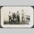 A group holding fish (ddr-densho-321-981)