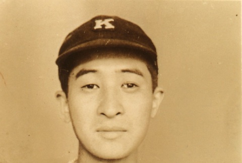 Keio University baseball player (ddr-njpa-4-2028)