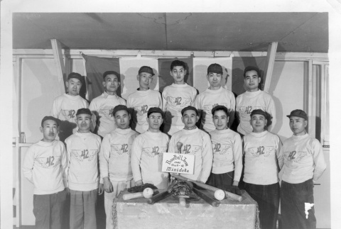 Block 42 baseball team (ddr-densho-113-11)