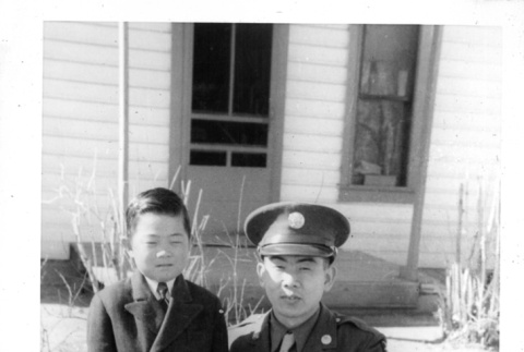 Toshikuni Taenaka in US Army service uniform (ddr-csujad-25-82)