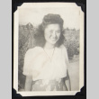 Woman beside a garden (ddr-densho-542-756)