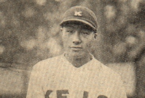 Yoshi Nakamura, a Keio University baseball player (ddr-njpa-4-1219)