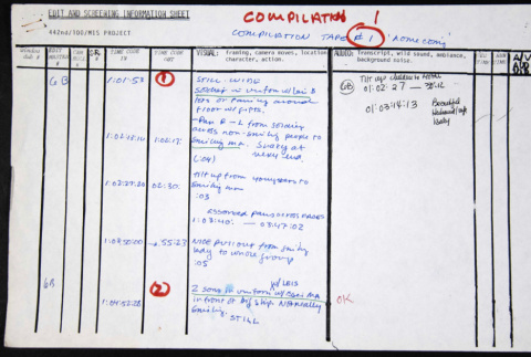 Compilation 1 notes for Nisei Soldier (ddr-densho-1007-1437)