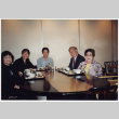 Tomoye, Masako, Norman (?), Henri and unknown woman (ddr-densho-426-429)