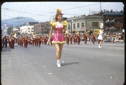 Portland Rose Festival Parade- Marching Band (ddr-one-1-147)